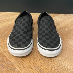 Vans checkerboard slip on kids sz 5